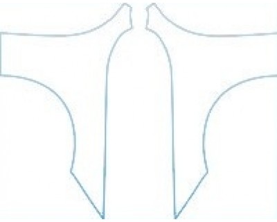 PAINT PROTECTION KIT - 2012 BMW 335 SEDAN MODERN LINE FULL FENDERS KIT - PRECUT PPF CLEAR BRA WRAP