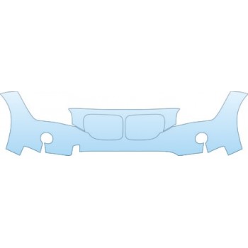 PAINT PROTECTION KIT - 2013 BMW X1 X-LINE  BUMPER KIT - PRECUT PPF CLEAR BRA WRAP
