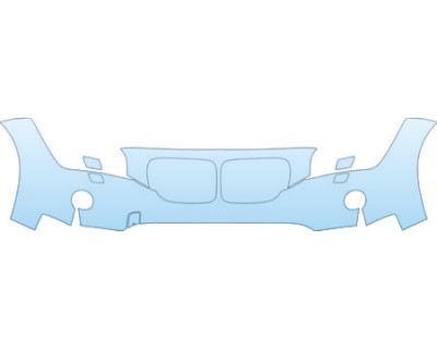 Precut PPF Kit – Clear Bra Paint Protection Film PAINT PROTECTION KIT - 2013 BMW X1 X-LINE BUMPER WITH WASHERS KIT - PRECUT PPF CLEAR BRA WRAP