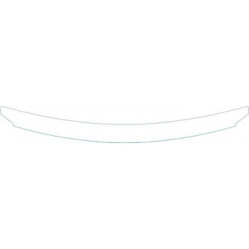 PAINT PROTECTION KIT - 2013 BMW X5 XDRIVE35D BASE REAR BUMPER DECK KIT - PRECUT PPF CLEAR BRA WRAP