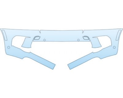 Precut PPF Kit – Clear Bra Paint Protection Film PAINT PROTECTION KIT - 2013 BMW X5 XDRIVE50I M SPORT PACKAGE BUMPER(WITH SENSORS 30 INCH) KIT - PRECUT PPF CLEAR BRA WRAP