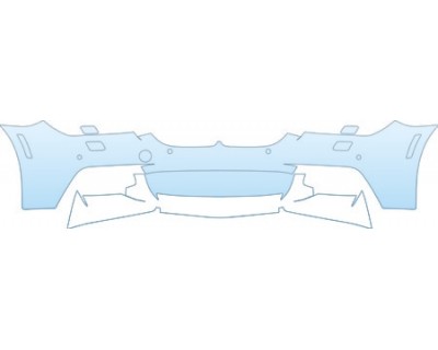 PAINT PROTECTION KIT - 2013 BMW 640 COUPE M SPORT PKG LOWER BUMPER(WITH M SPORT PKG; WASHERS AND SENSORS;30INCH) KIT - PRECUT PPF CLEAR BRA WRAP