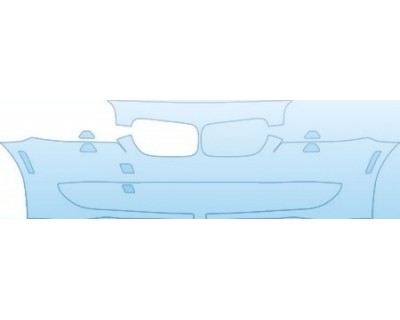 PAINT PROTECTION KIT - 2012 BMW 528 I SEDAN BASE BUMPER(WITH WASHERS) KIT - PRECUT PPF CLEAR BRA WRAP