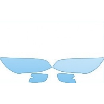 PAINT PROTECTION KIT - 2011 BMW 328 COUPE I BASE HEAD LIGHTS FOG LIGHTS KIT - PRECUT PPF CLEAR BRA WRAP