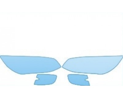 PAINT PROTECTION KIT - 2011 BMW 335 COUPE I BASE HEAD LIGHTS FOG LIGHTS KIT - PRECUT PPF CLEAR BRA WRAP