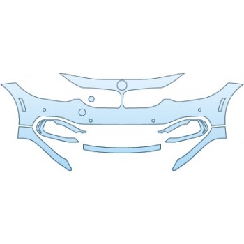 Precut PPF Kit – Clear Bra Paint Protection Film PAINT PROTECTION KIT - 2014 BMW 435 S-LINE COUPE BUMPER (30 INCH) - PRECUT PPF CLEAR BRA WRAP