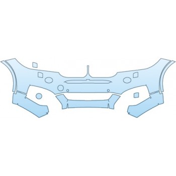 PAINT PROTECTION KIT - 2015 BMW X6 M  BUMPER - PRECUT PPF CLEAR BRA WRAP