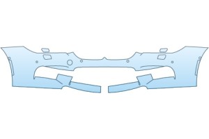 2013 BMW M6 GRAN COUPE LOWER BUMPER WITH SENSORS