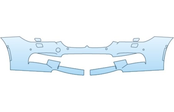 Precut PPF Kit – Clear Bra Paint Protection Film PAINT PROTECTION KIT - 2013 BMW M6 CONVERTIBLE LOWER BUMPER WITH SENSORS - PRECUT PPF CLEAR BRA WRAP
