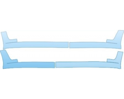PAINT PROTECTION KIT - 2013 BUICK ENCLAVE CONVENIENCE  RUNNING BOARDS KIT - PRECUT PPF CLEAR BRA WRAP