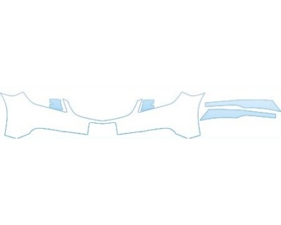 PAINT PROTECTION KIT - 2010 BUICK LACROSSE CXS  BUMPER(WITH PLATE) KIT - PRECUT PPF CLEAR BRA WRAP