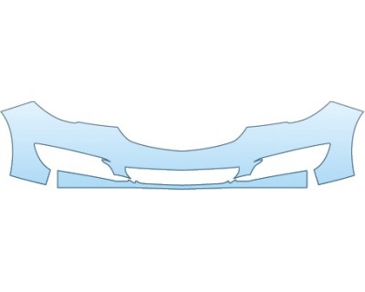 PAINT PROTECTION KIT - 2015 BUICK REGAL PREMIUM I  LOWER BUMPER - PRECUT PPF CLEAR BRA WRAP