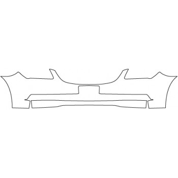 2014 BUICK LACROSSE BASE  Bumper (24 Inch With Plate Cut Out)