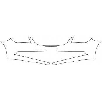 2015 BUICK LACROSSE BASE  Bumper (30 Inch With Plate Cut Out)