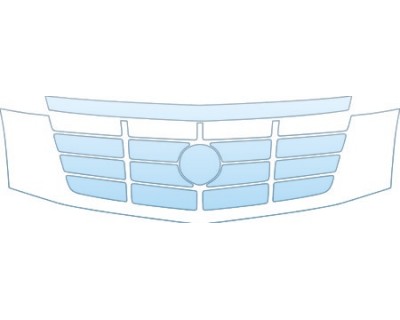 PAINT PROTECTION KIT - 2007 CADILLAC ESCALADE ESV GRILLE KIT - PRECUT PPF CLEAR BRA WRAP