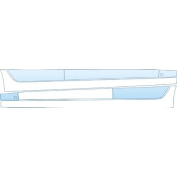 PAINT PROTECTION KIT - 2010 CADILLAC CTS V WAGON ROCKER DOORS KIT - PRECUT PPF CLEAR BRA WRAP