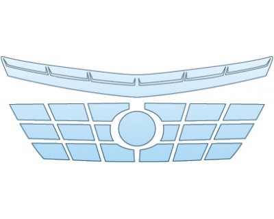PAINT PROTECTION KIT - 2014 CADILLAC ELR COUPE  GRILLE - PRECUT PPF CLEAR BRA WRAP