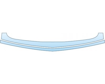 PAINT PROTECTION KIT - 2014 CADILLAC CTS SPORT WAGON  REAR BUMPER DECK - PRECUT PPF CLEAR BRA WRAP
