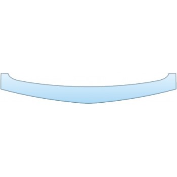 PAINT PROTECTION KIT - 2016 CADILLAC CTS V COUPE REAR BUMPER DECK - PRECUT PPF CLEAR BRA WRAP