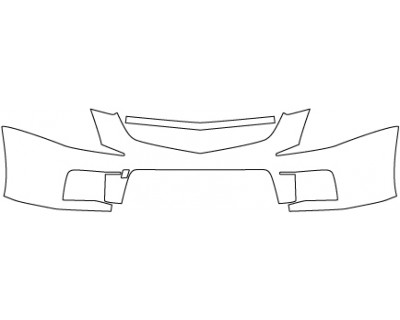 2016 CADILLAC CTS V COUPE Bumper
