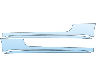 PAINT PROTECTION KIT - 2014 CADILLAC CTS COUPE  ROCKERS - PRECUT PPF CLEAR BRA WRAP