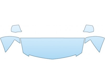 PAINT PROTECTION KIT - 2014 CADILLAC CTS COUPE  STANDARD HOOD FENDERS MIRRORS - PRECUT PPF CLEAR BRA WRAP