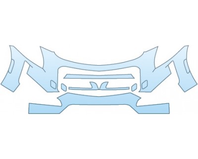 PAINT PROTECTION KIT - 2016 CADILLAC CTS SEDAN  BUMPER (30 INCH) - PRECUT PPF CLEAR BRA WRAP