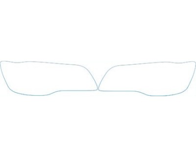 PAINT PROTECTION KIT - 2011 CHRYSLER 300 C  HEADLIGHTS KIT - PRECUT PPF CLEAR BRA WRAP