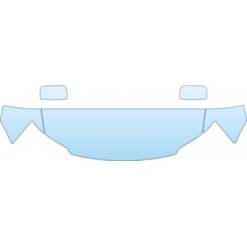 PAINT PROTECTION KIT - 2013 CHRYSLER TOWN &AMP; COUNTRY TOURING  HOOD FENDERS MIRRORS KIT - PRECUT PPF CLEAR BRA WRAP