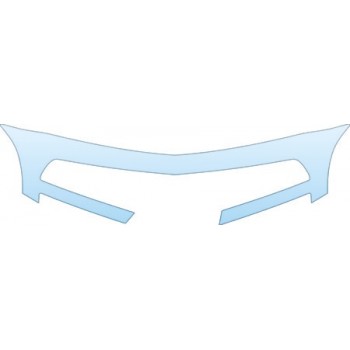 PAINT PROTECTION KIT - 2013 CHEVROLET MALIBU ECO  BUMPER(18 INCH) KIT - PRECUT PPF CLEAR BRA WRAP