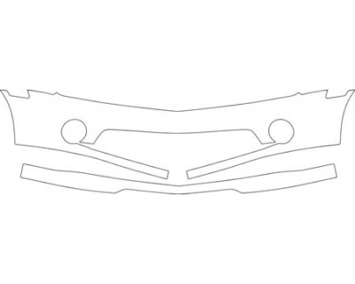 2010 CHEVROLET CAMARO RS  Lower Bumper (with Body ) Kit