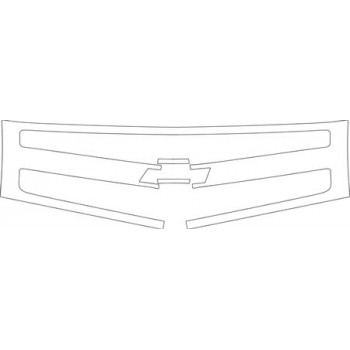 2012 CHEVROLET SILVERADO 1500 LS EXTENDED CAB Grille Kit