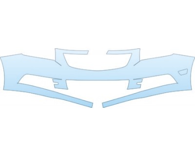 PAINT PROTECTION KIT - 2013 CHEVROLET CRUZE 2LS  BUMPER WITH RS PACKAGE KIT - PRECUT PPF CLEAR BRA WRAP