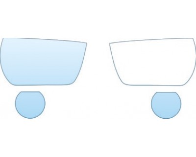 PAINT PROTECTION KIT - 2013 CHEVROLET CAMARO ZL1  HEADLIGHTS FOG LIGHTS KIT - PRECUT PPF CLEAR BRA WRAP