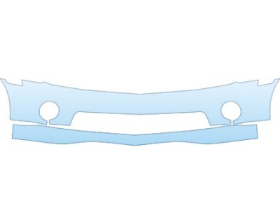 PAINT PROTECTION KIT - 2013 CHEVROLET CAMARO SS  LOWER BUMPER(NO SPLIT) KIT - PRECUT PPF CLEAR BRA WRAP