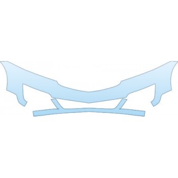 PAINT PROTECTION KIT - 2013 CHEVROLET TRAVERSE 1LT AWD  BUMPER(30 INCH) KIT - PRECUT PPF CLEAR BRA WRAP