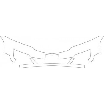 2013 CHEVROLET TRAVERSE LS FWD  Bumper(with Plate Cut Out;30 Inch) Kit