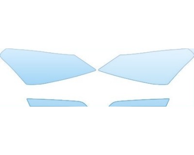 PAINT PROTECTION KIT - 2013 CHEVROLET TRAVERSE LS FWD  HEADLIGHTS FOG LIGHTS KIT - PRECUT PPF CLEAR BRA WRAP
