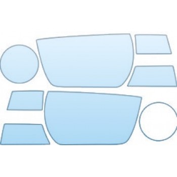 PAINT PROTECTION KIT - 2012 CHEVROLET CAMARO SS  HEADLIGHTS FOG LIGHTS KIT - PRECUT PPF CLEAR BRA WRAP