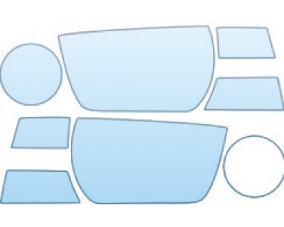 PAINT PROTECTION KIT - 2010 CHEVROLET CAMARO LT  HEADLIGHTS FOG LIGHTS KIT - PRECUT PPF CLEAR BRA WRAP