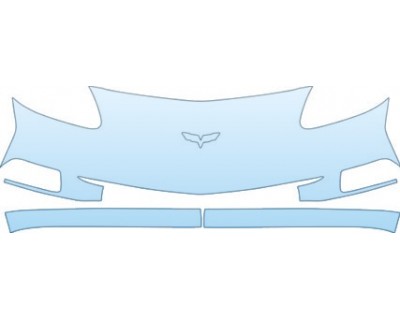 PAINT PROTECTION KIT - 2012 CHEVROLET CORVETTE CONVERTIBLE  BUMPER KIT - PRECUT PPF CLEAR BRA WRAP