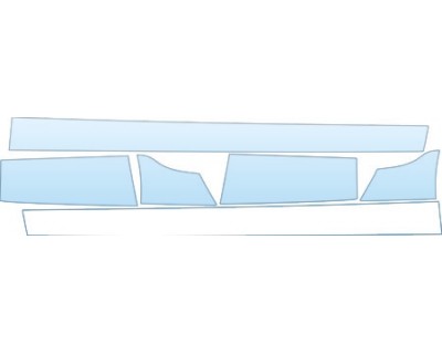 PAINT PROTECTION KIT - 2012 CHEVROLET CORVETTE CONVERTIBLE  ROCKERS KIT - PRECUT PPF CLEAR BRA WRAP