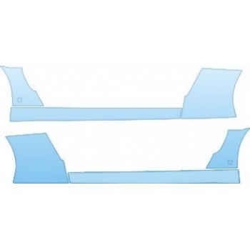 PAINT PROTECTION KIT - 2012 CHEVROLET CORVETTE Z06  ROCKERS KIT - PRECUT PPF CLEAR BRA WRAP