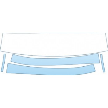 PAINT PROTECTION KIT - 2013 CHEVROLET IMPALA LS  ROOF A-PILLAR KIT - PRECUT PPF CLEAR BRA WRAP