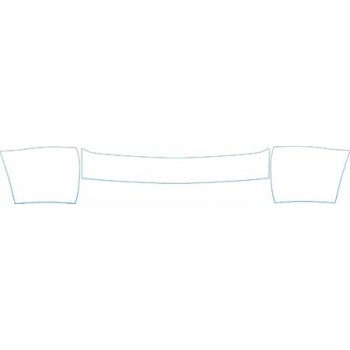 PAINT PROTECTION KIT - 2008 CHEVROLET SILVERADO 1500 LS REGULAR CAB BUMPER KIT - PRECUT PPF CLEAR BRA WRAP