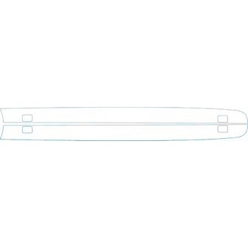 PAINT PROTECTION KIT - 2008 CHEVROLET SILVERADO 2500HD LTZ REGULAR CAB BED RAILS KIT (SPECIFY SIZE 5.6, 6.6, 8.2) - PRECUT PPF CLEAR BRA WRAP