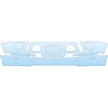 PAINT PROTECTION KIT - 2013 CHEVROLET SUBURBAN LS  BUMPER KIT - PRECUT PPF CLEAR BRA WRAP