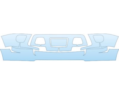 PAINT PROTECTION KIT - 2013 CHEVROLET SUBURBAN LS  BUMPER KIT - PRECUT PPF CLEAR BRA WRAP