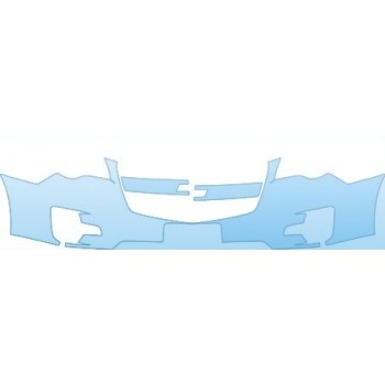 PAINT PROTECTION KIT - 2012 CHEVROLET EQUINOX LT  BUMPER(WITH PLATE) KIT - PRECUT PPF CLEAR BRA WRAP