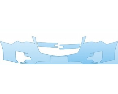 PAINT PROTECTION KIT - 2012 CHEVROLET EQUINOX LS  BUMPER(WITH PLATE) KIT - PRECUT PPF CLEAR BRA WRAP